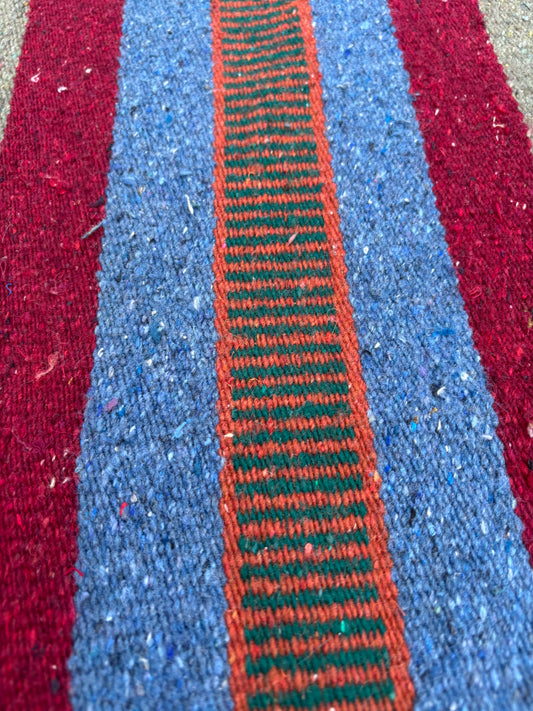 Mexican Rug/Tapestry Vintage Aztec God