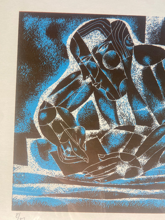 Original Serigraph Silkscreen Print Hand Signed By Yargo De Lucca