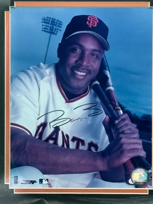 Barry Bonds Signed Framed Photo SF Giants Ted Williams Museum COA MLB Hologram