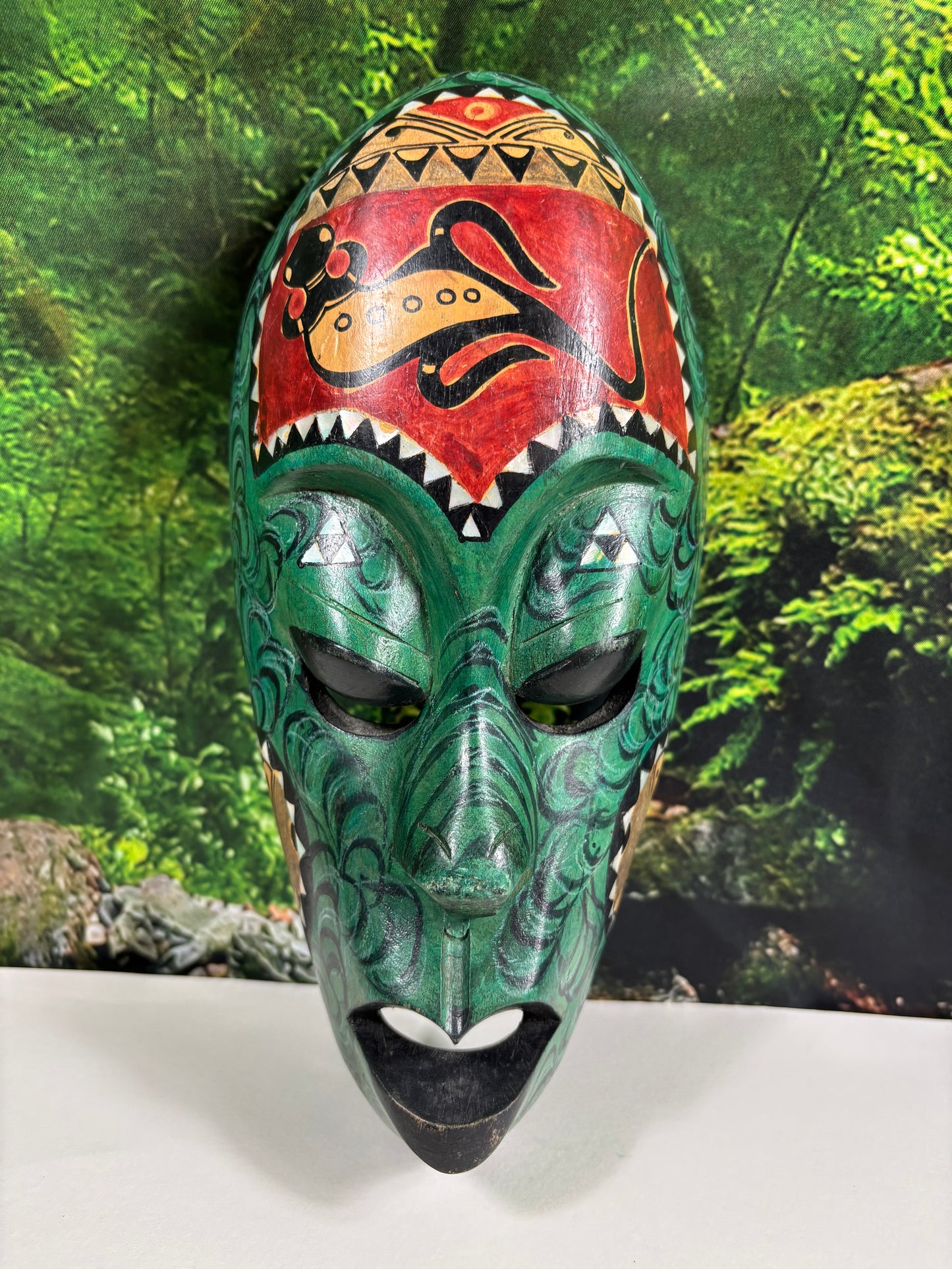 Hand Carved Tribal Wooden Mask