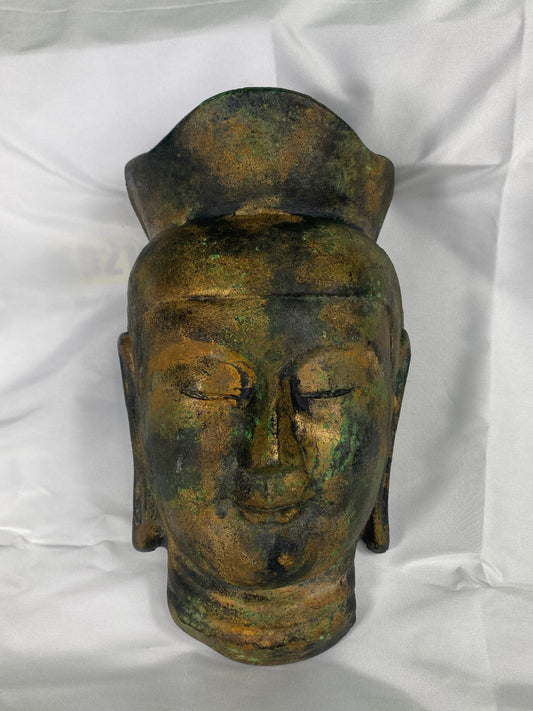 Japanese Copper Brass Wall Decor Mask