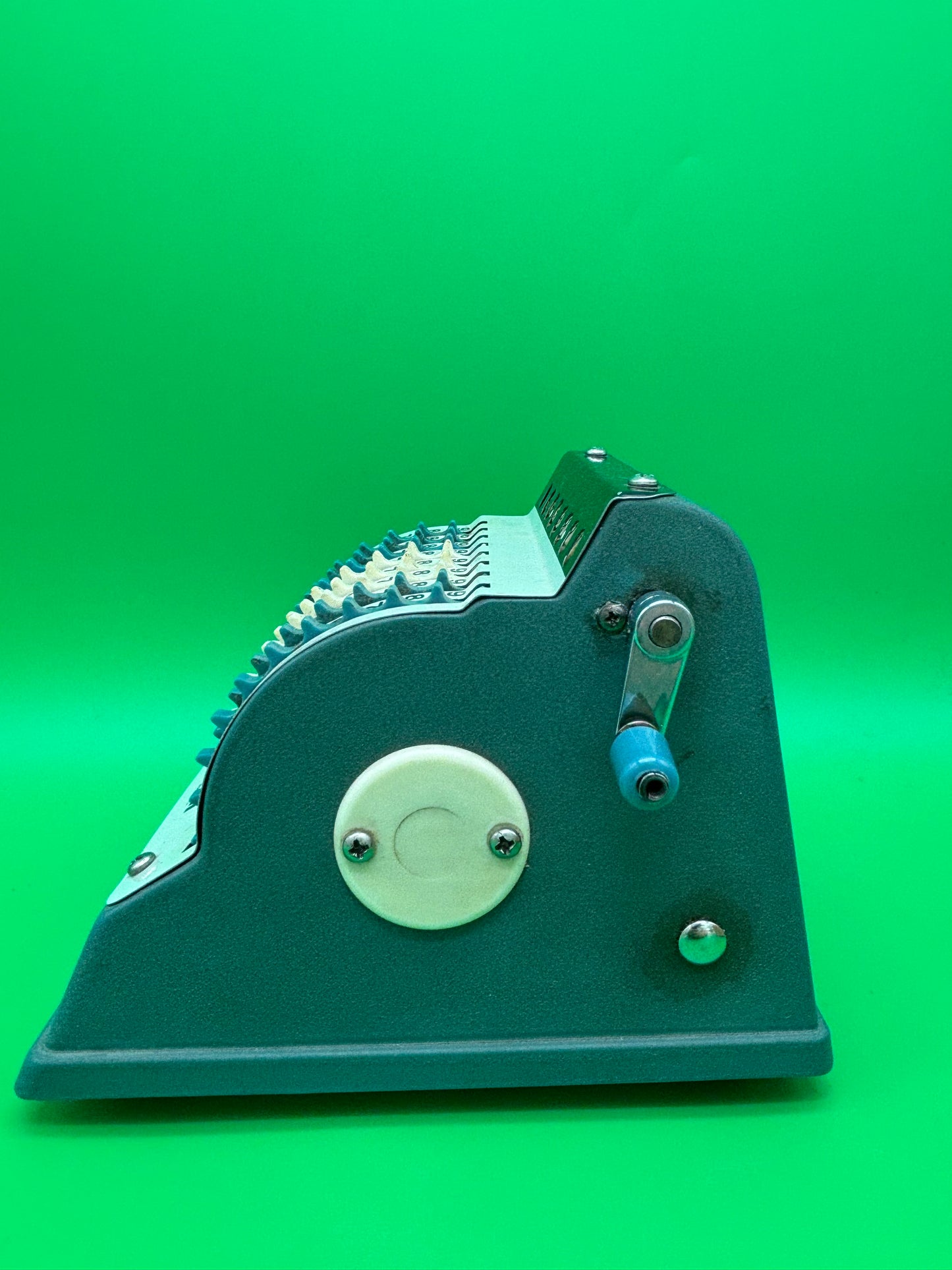 Vintage SUMIT Manual Adding Machine Calculator w/ Original Box Directions Pearl NY
