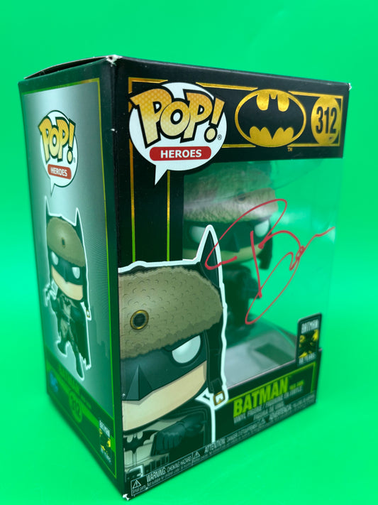 Ben Affleck Signed Batman Red Son Funko Pop #312 80 Years C2C COA Hard Case