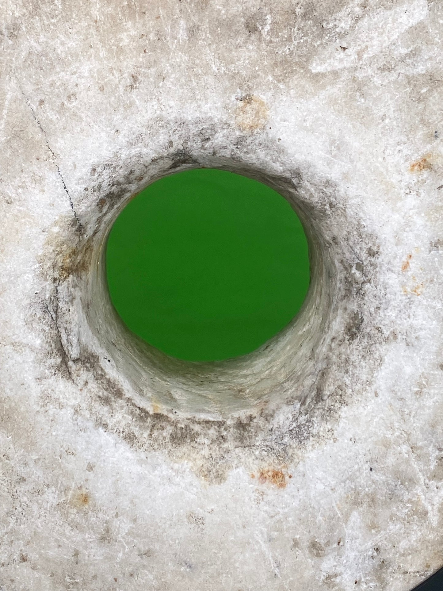 Natural Stone 'Donut' Sculpture