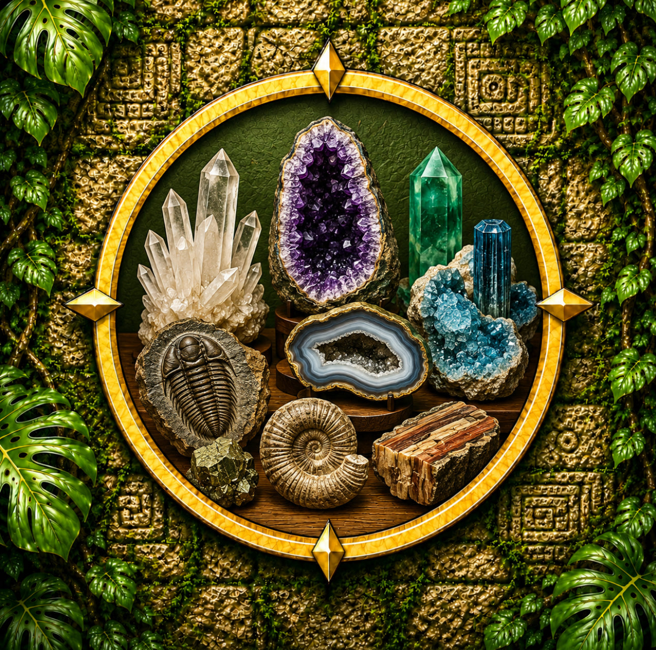 Rocks-Minerals-Fossils
