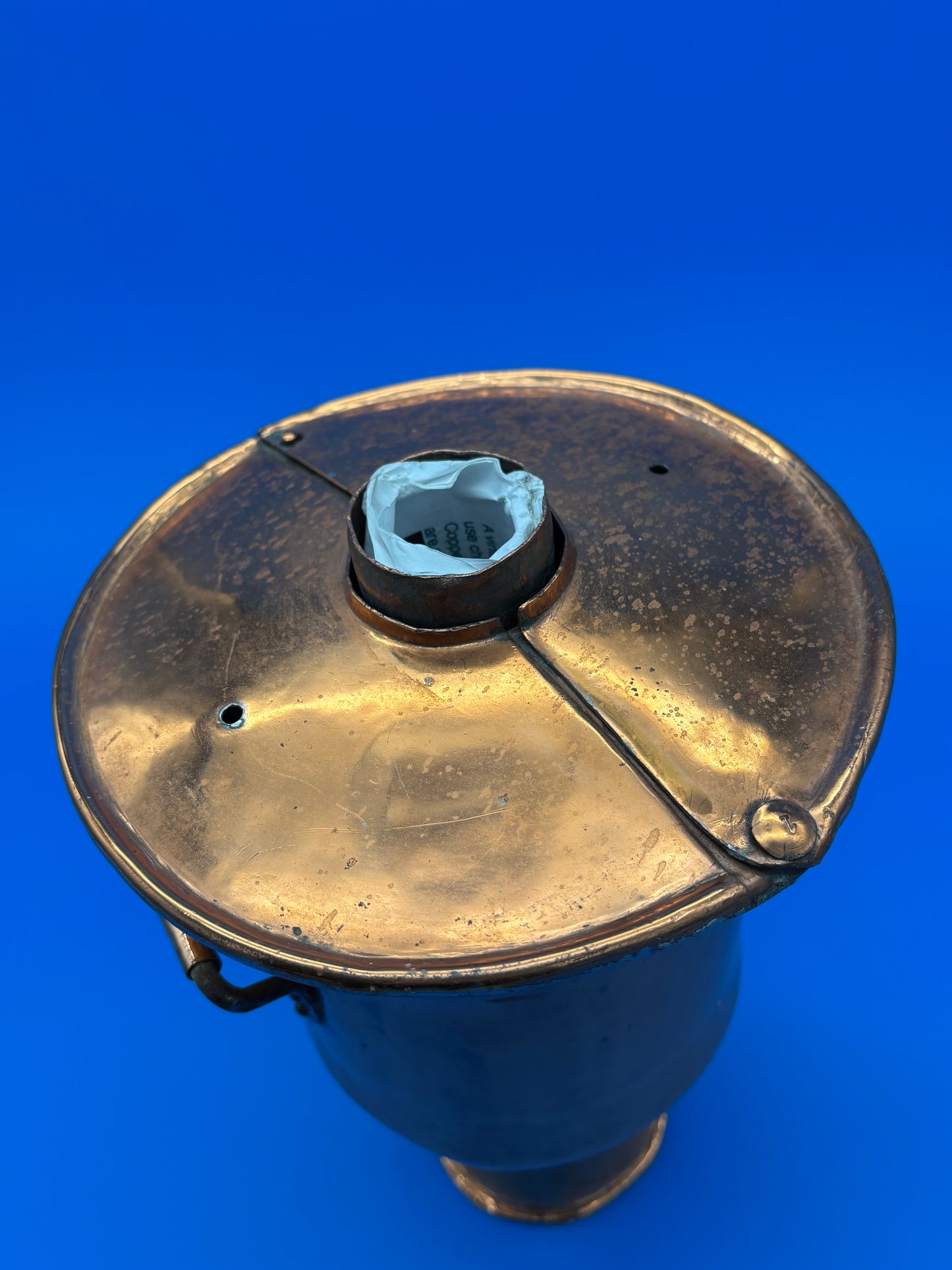 Rare Antique Heavy Solid Copper Tea Samovar - Turkish - Tea Boiler w/Chimney