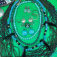 Large Boho Southwestern Jewelry Lot Turquoise Tribal Silver Tone Statement Necklaces Bracelets