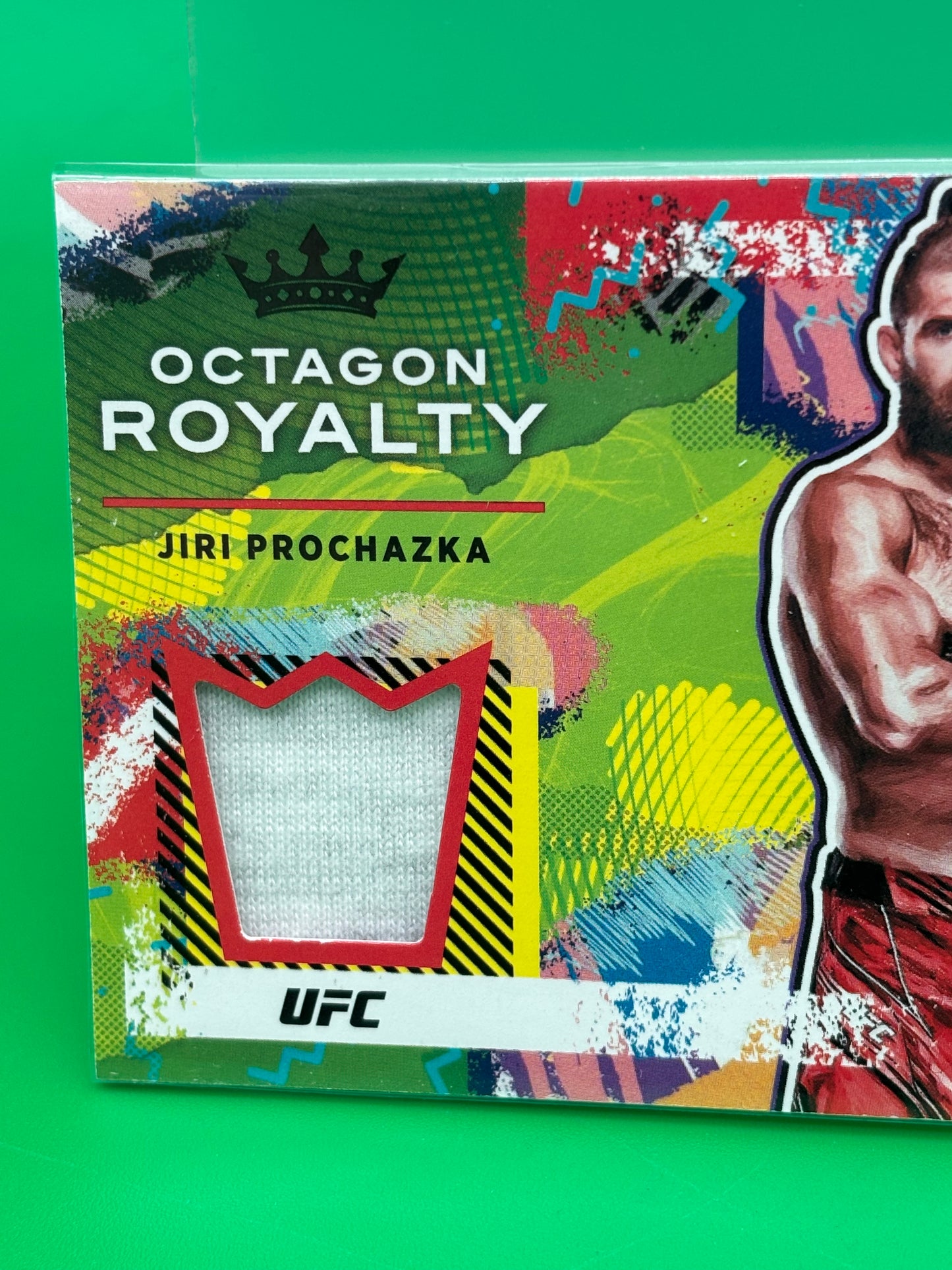 2022 Panini Donruss UFC Octagon Royalty Relic Jiri Prochazka #OR-JPZ Fighter Worn