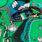 Large Boho Southwestern Jewelry Lot Turquoise Tribal Silver Tone Statement Necklaces Bracelets