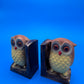 Vintage Owl Bookends Japan Tan and Brown 1970's