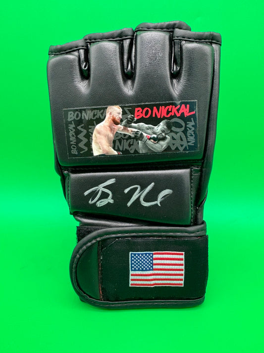 BO NICKAL Signed UFC/MMA Fight Glove – Beckett Witnessed Authenticated