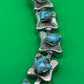 Vintage MCM High End Turquoise Tone 7" Bracelet
