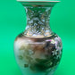 Vintage Noritake Hand Painted Japan 11” Floral Vase Pink Flowers Gold Gilt