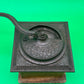 Antique Peugeot Freres Coffee Grinder & Vintage Turned Wood Lidded Container Lot