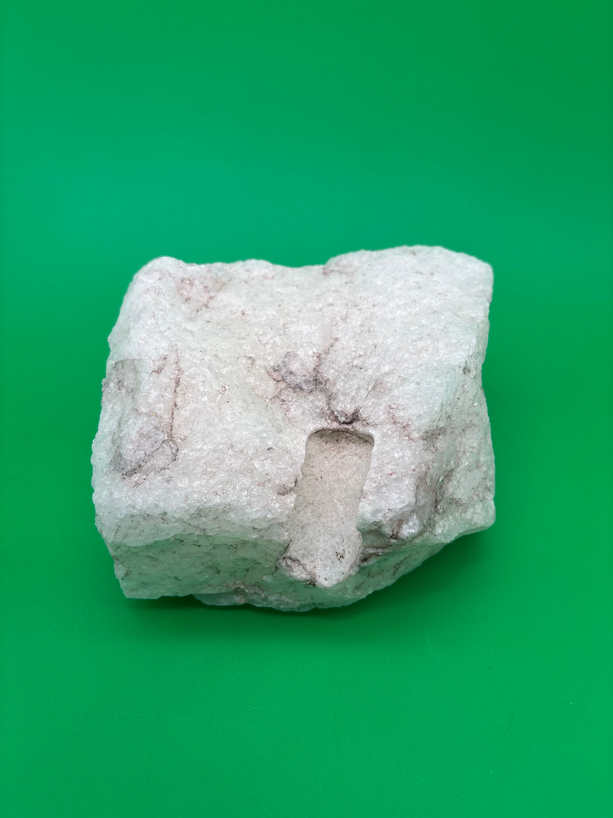 Large Natural White Druzy Quartz Crystal Cluster Mineral Specimen 5” Display Rock