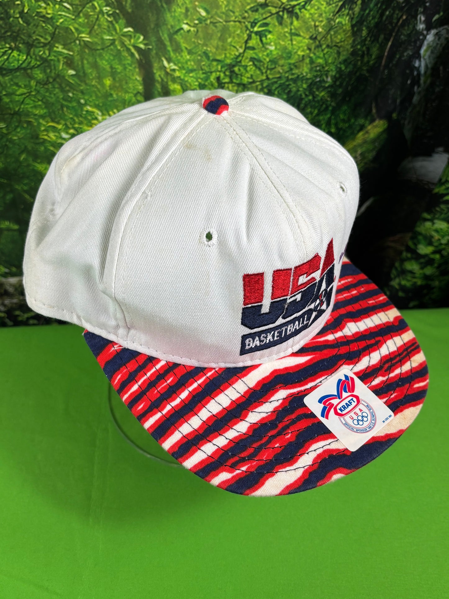 Vintage 1992 USA Team Basketball #32 Lakers Hat