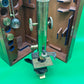 c.1871 H. Crouch London Antique Brass Microscope #689 Case Accessories