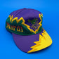 Vintage Mardi Gras Rare Hat SnapBack Lightning Bolt Thunder Jagged Edge Cap