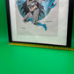 1990 Batman Pat Broderick Signed Numbered Lithograph 1786/5000 Framed DC Comics