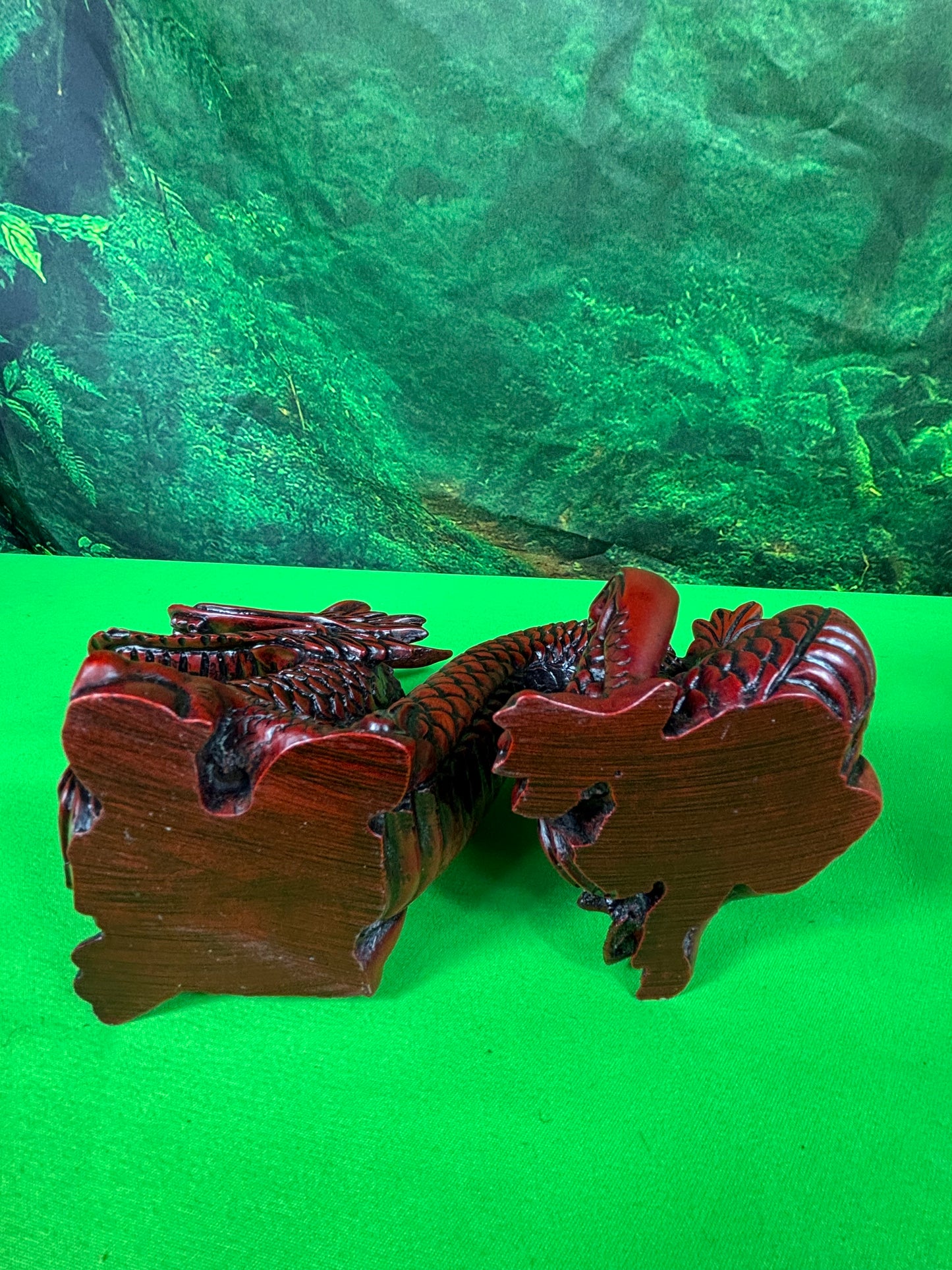 Vintage Carved Chinese Feng Shui Dragon