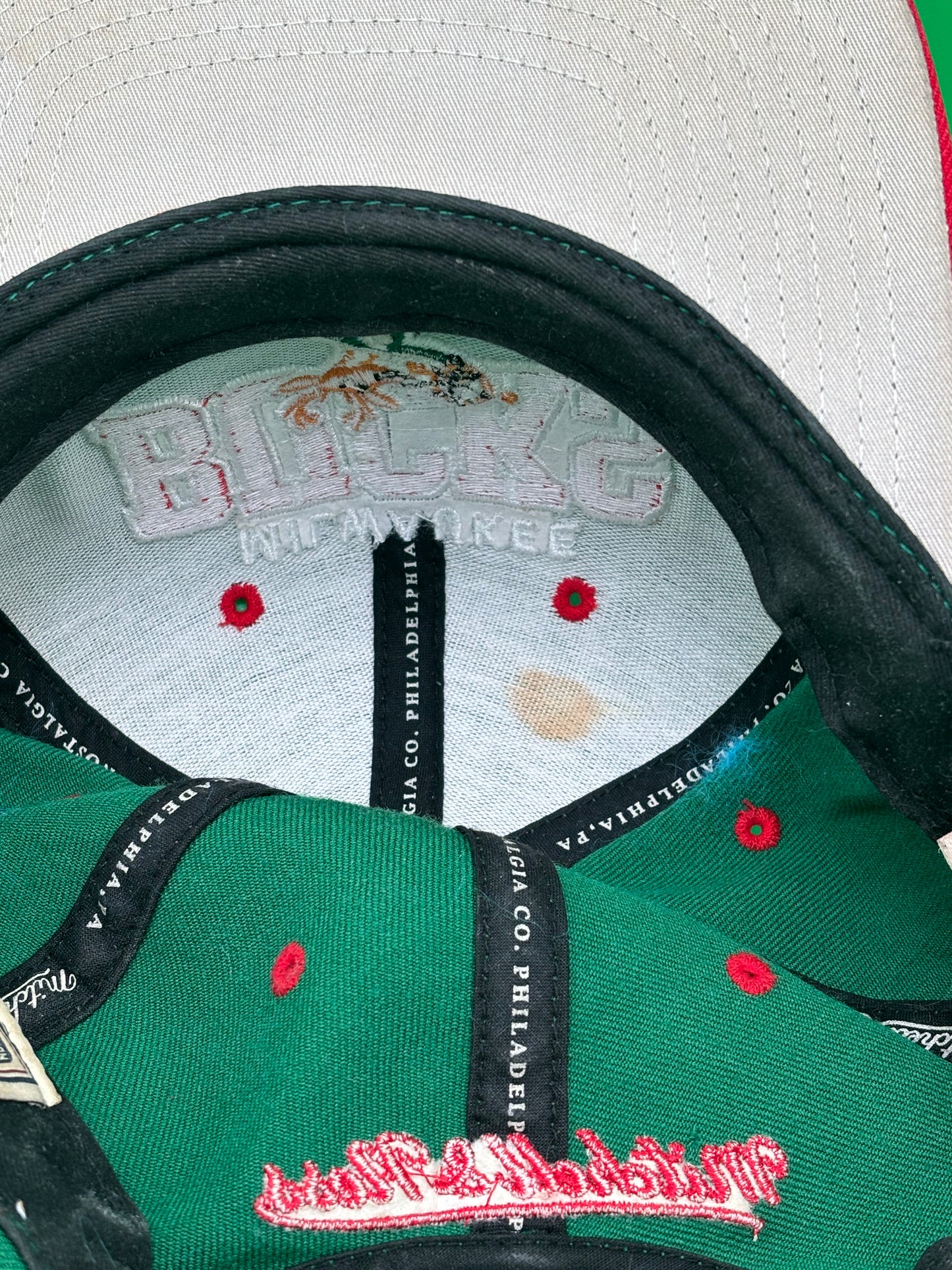 Vintage Milwaukee Bucks Mitchell And Ness SnapBack Hat