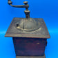 Antique K&M Kissing Möllmann German Coffee Grinder Mill Wood Hand Crank c1900
