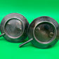 Antique Victorian Silverplate Figural Butterfly Napkin Rings Pair Art Nouveau
