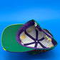 Vintage Mardi Gras Rare Hat SnapBack Lightning Bolt Thunder Jagged Edge Cap