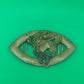 Antique Style Art Nouveau Brass Lady Profile Sash Belt Buckle Gibson Girl
