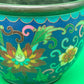 Chinese Cloisonne Enamel Copper Incense Burner Censer Qianlong Mark Floral