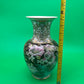 Vintage Noritake Hand Painted Japan 11” Floral Vase Pink Flowers Gold Gilt