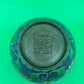 Chinese Cloisonne Enamel Copper Incense Burner Censer Qianlong Mark Floral