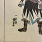 1917 Utagawa Kuniyoshi Japanese Woodblock Prints 47 Ronin Samurai Lot of 4