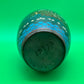 Antique Meiji Japanese Goldstone Cloisonne Butterfly Floral Vase 7 1/4”