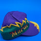 Vintage Mardi Gras Rare Hat SnapBack Lightning Bolt Thunder Jagged Edge Cap