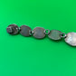 Vintage Taxco Mexico Sterling Silver Multi Stone Bracelet 925 TA-95 58g
