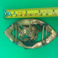 Antique Style Art Nouveau Brass Lady Profile Sash Belt Buckle Gibson Girl