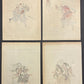 1917 Utagawa Kuniyoshi Seichu Gishi Den 47 Ronin Woodblock Prints Lot of 4