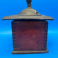 Antique K&M Kissing Möllmann German Coffee Grinder Mill Wood Hand Crank c1900