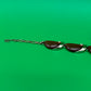 Vintage Estate Signed Lisner Brown Thermoset Gold Tone 16” Necklace G27587