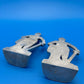 Aluminum Cast Knights Pair Vintage 9"H. Bookends