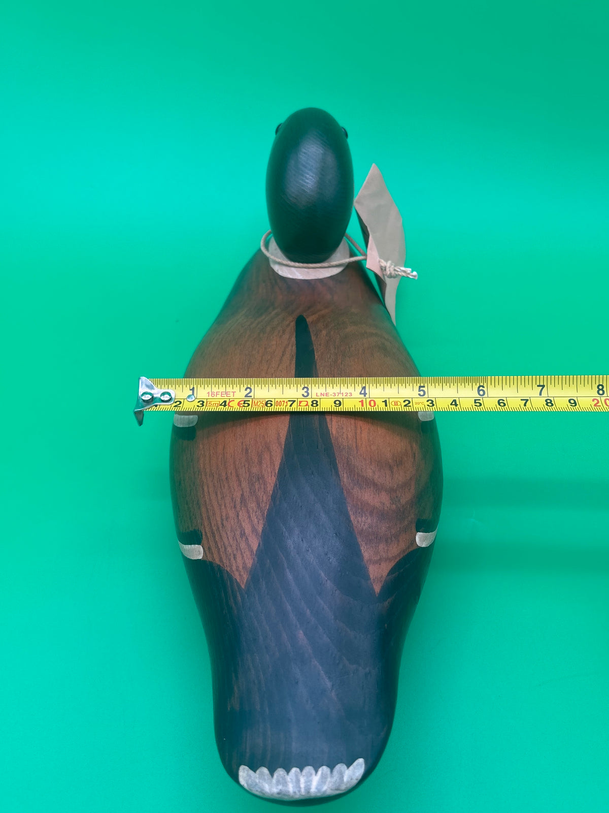 Vintage 1986 Frank L. Beall Mallard Drake Wooden Duck Decoy
