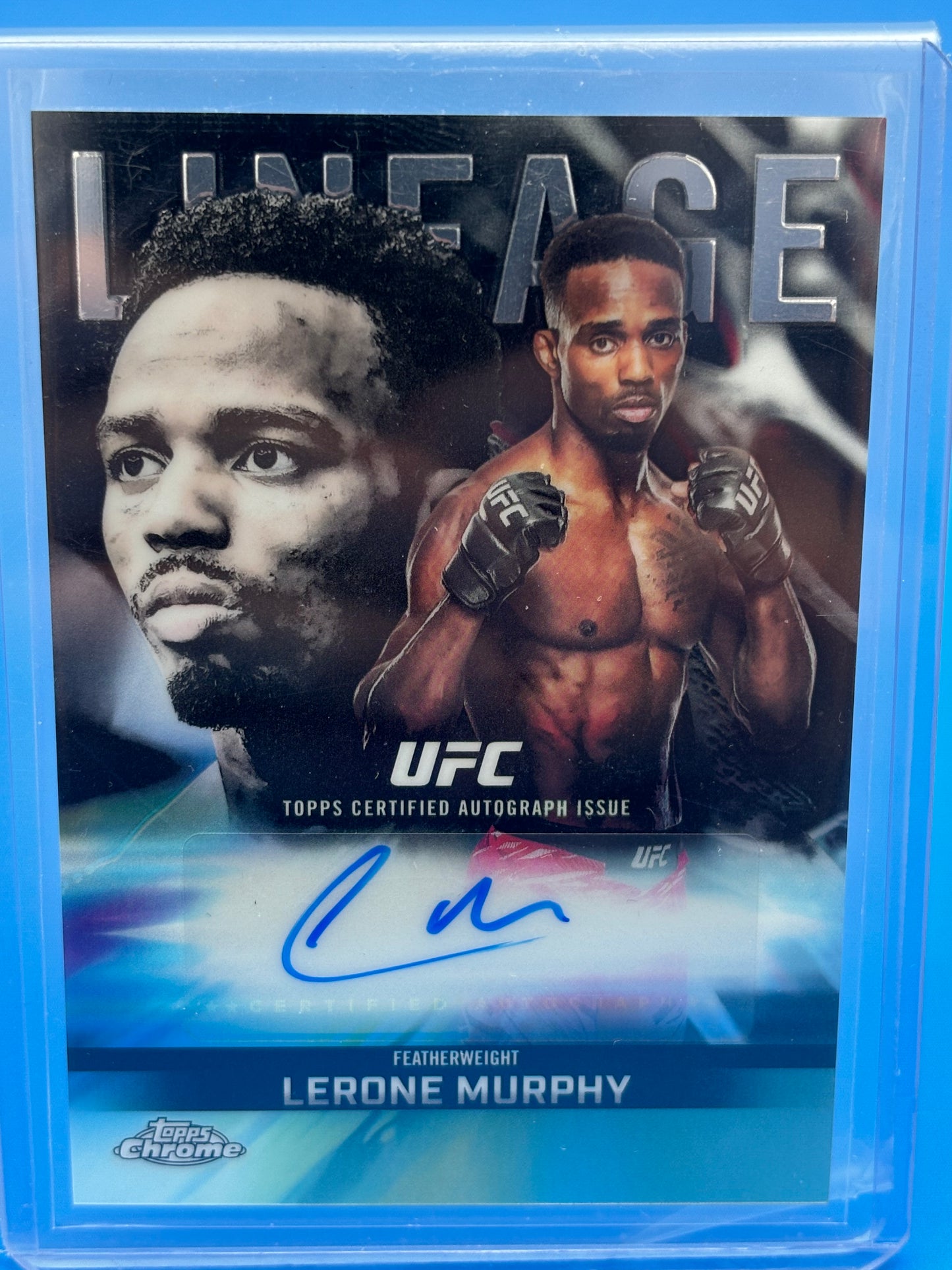 2026 Topps Chrome UFC Lerone Murphy Lineage Auto Autograph #CCA-LM