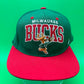 Vintage Milwaukee Bucks Mitchell And Ness SnapBack Hat