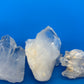 Natural Clear Quartz Crystal Cluster Lot 8 Mineral Specimens Points Matrix Raw