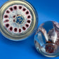 Vintage Murano Glass Paperweights Lot of 2 Millefiori Mushroom Made in Italy