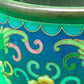 Chinese Cloisonne Enamel Copper Incense Burner Censer Qianlong Mark Floral