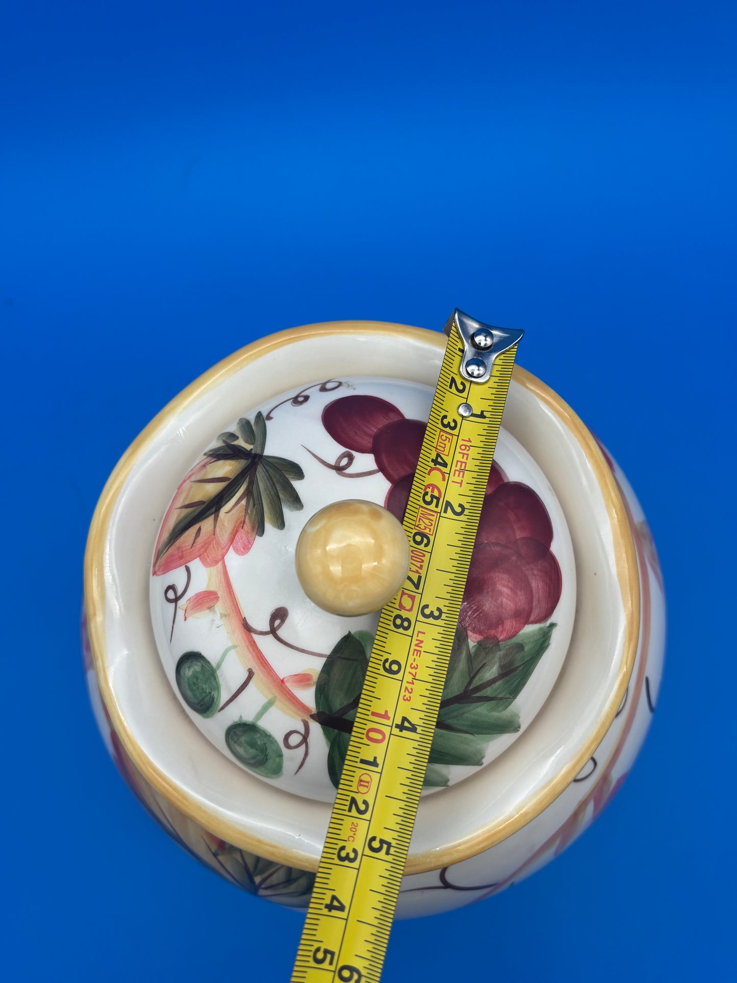 Beautiful Grape Theme Cookie Jar