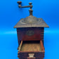 Antique K&M Kissing Möllmann German Coffee Grinder Mill Wood Hand Crank c1900