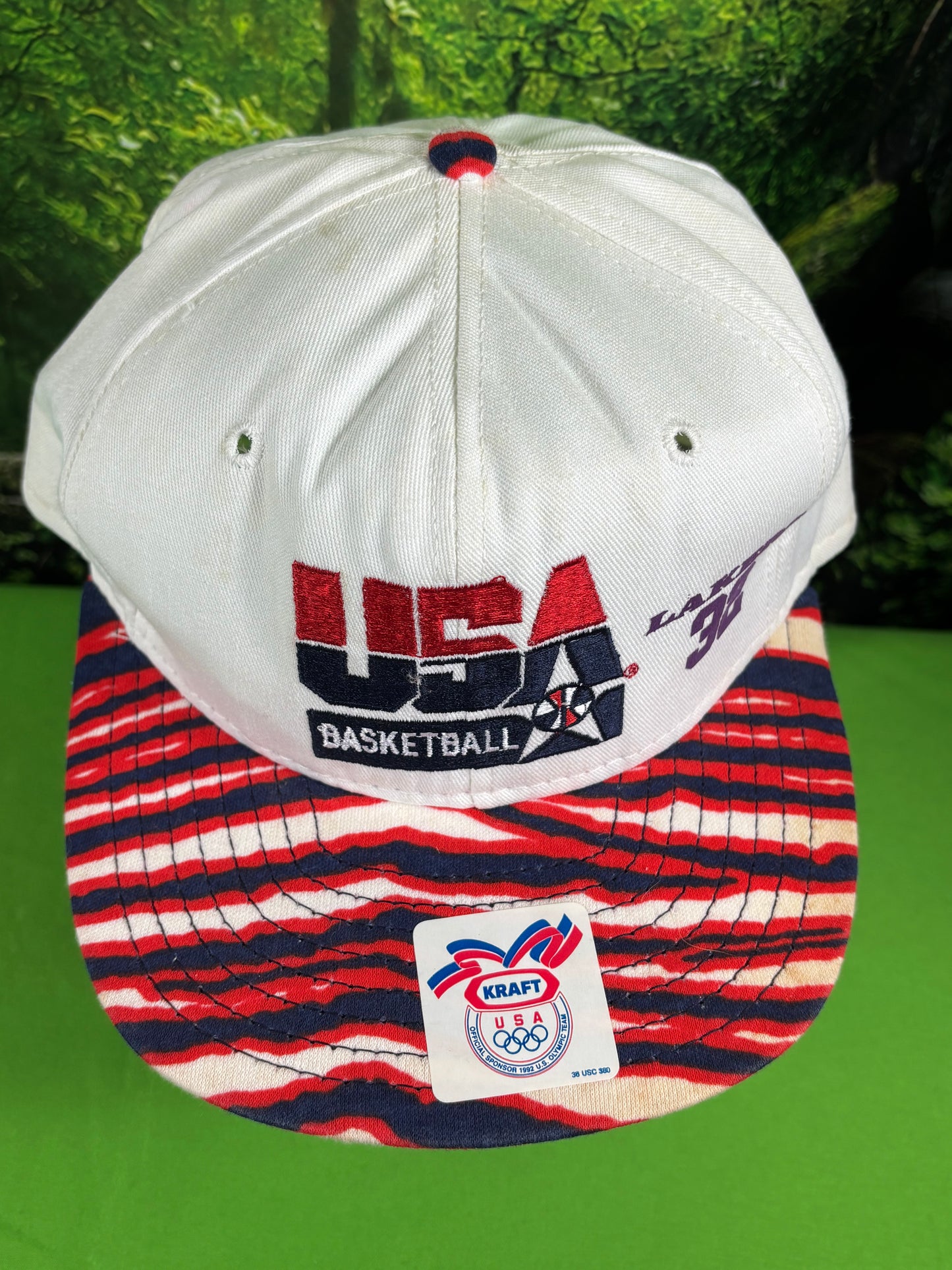 Vintage 1992 USA Team Basketball #32 Lakers Hat